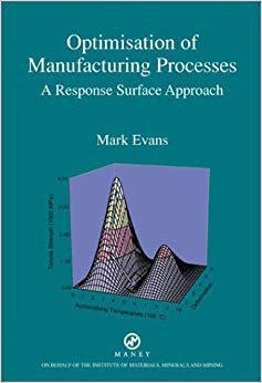 【预售】Optimisation of Manufacturing Processes