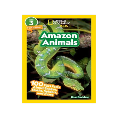 [预订]National Geographic Readers: * Animals (L3): 100 Fun Facts about Snakes, Sloths, Spiders, and More 9781426373329
