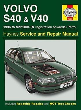 [预订]Volvo S40 & V40 Petrol (96 - Mar 04) Haynes Repair Manual 9781785210440