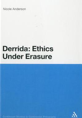 [预订]Derrida: Ethics Under Erasure 9781441159427