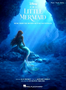 预订 The Little Mermaid - Music from the 2023 Motion Picture Soundtrack Piano/Vocal/Guitar Souvenir Songbook: 9781705199