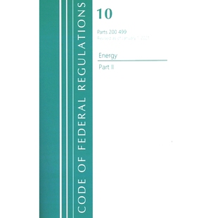 Code Energy Title Federal 2021 January 200 联邦法规：Title Revised Regulations 预订 499