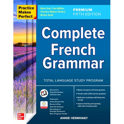 现货 Practice Makes Perfect: Complete French Grammar, Premium Fifth Edition: 9781266005596