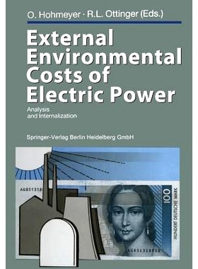 预订 External Environmental Costs of Electric Power: Analysis and Internalization: 9783642767142