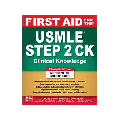 现货 []First Aid for the USMLE Step 2 Ck, Eleventh Edition 9781264855100