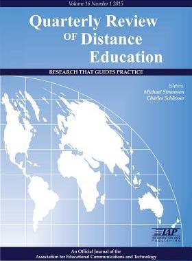 [预订]Quarterly Review of Distance Education Volume 16, Number 1, 2015 9781681231976