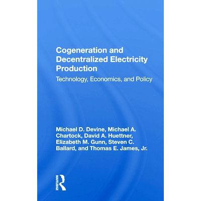 预订 Cogeneration And Decentralized Electricity Production: Technology, Economics, And Policy 热电联产和分散发电：技术，