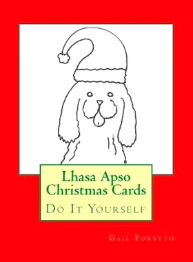 预订 Lhasa Apso Christmas Cards: Do It Yourself: 9781517403959