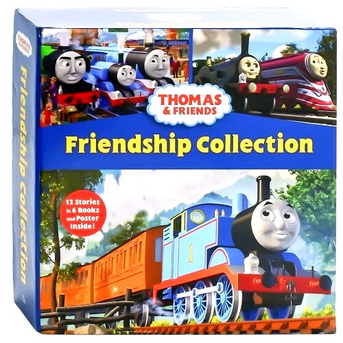 现货 托马斯小火车:友谊系列套装书 6册12个故事 英文原版 Thomas & Friends: Friendship Collection slipcase