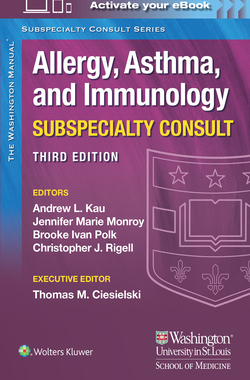 【预订】The Washington Manual Allergy, Asthma, and Immunology Subspecialty Consult