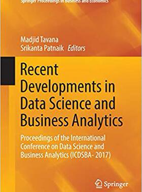 【预售】Recent Developments in Data Science and Business Analytics