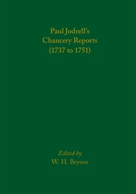 【预订】Paul Jodrell’s Chancery Reports (1737 to 1751), 554 9780866986397