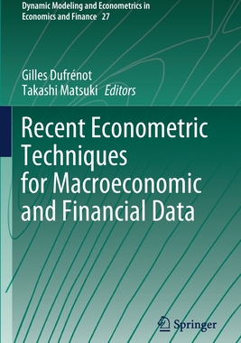【预订】Recent Econometric Techniques for Macroeconomic and Financial Data 9783030542542