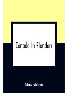 预订 Canada In Flanders: 9789354360121