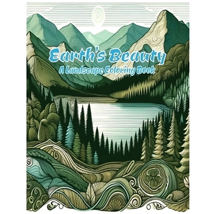 9798326389671 Book Earth’s Beauty 预订 for Coloring Landscape Adults