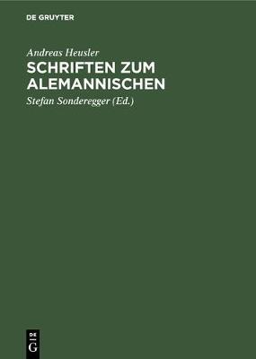 【预订】Schriften zum Alemannischen 9783111188256