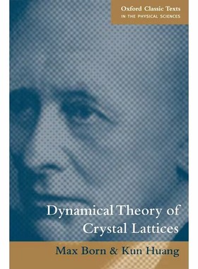 英文原版 Dynamical Theory of Crystal Lattices