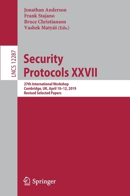 【预订】Security Protocols XXVII
