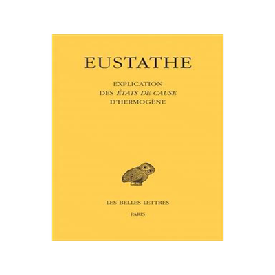 [预订]Explication des Etats de cause d’Hermogène 9782251006222