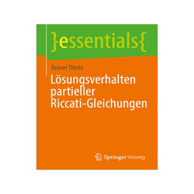 预订 Lösungsverhalten partieller Riccati-Gleichungen