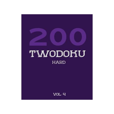 [预订]200 Twodoku Hard Vol 4: Two overlapping Sudoku, puzzle booklet, 2 puzzles per page 9781671793620