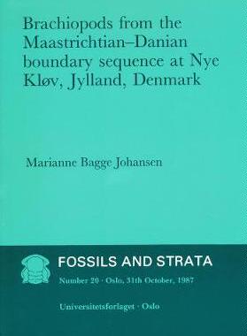 预订 Brachiopods From The Maastrichtian - Danian Boundary Sequence At Nye Klov, Jylland, Denmark - Number 20