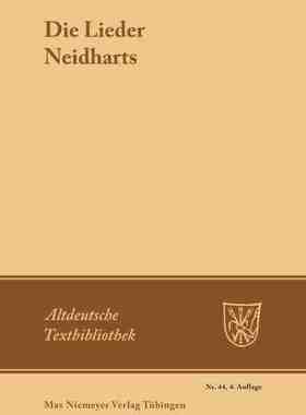【预订】Die Lieder Neidharts 9783111277691