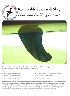 预订 Retractable Sea Kayak Skeg: Plans and Building Instructions: 9781090523143