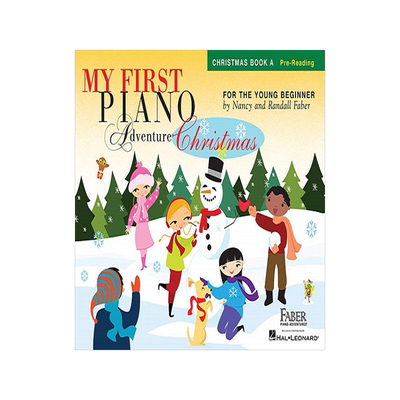 英文原版 菲伯尔我的钢琴启蒙课：圣诞歌曲A级（读谱准备）My First Piano Adventure Christmas, Book A: Pre-Reading