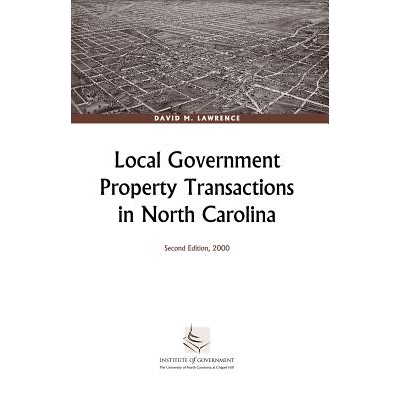 预订 Local Government Property Transactions in North Carolina: 9781560113669