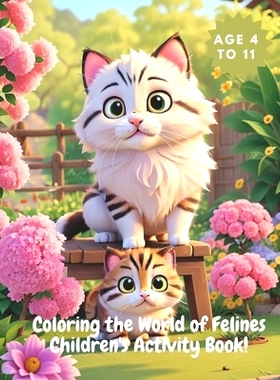 预订 Coloring the World of Felines Children’s Activity Book!: Children’s coloring book of cats.: 9798322244790