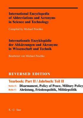 [预订]Series C: Disarmament, Policy of Peace, Military Policy and Science 9783598235146
