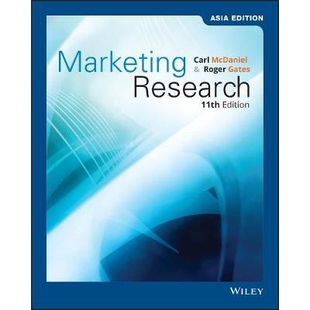 11th Asia 亚洲版 Marketing 9781119586500 第11版 Research 营销研究 预订 Edition