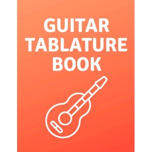 Kids Guitar And For Book Soft 8.5x11 Adults Cover Gift Tab 150pages Tablature 预订 Matte Birthday