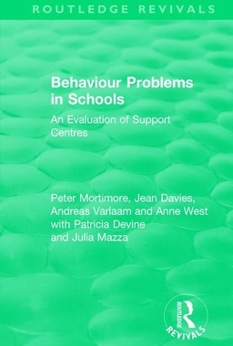 【预订】Behaviour Problems in Schools: An Evaluation of Support Centres