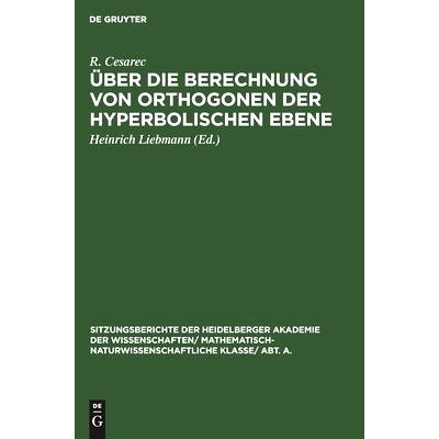 预订 Über die Berechnung von Orthogonen der hyperbolischen Ebene: 9783111190518