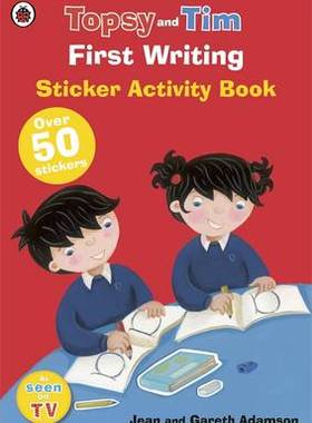 【预订】First Writing: A Ladybird Topsy and Tim sticker book
