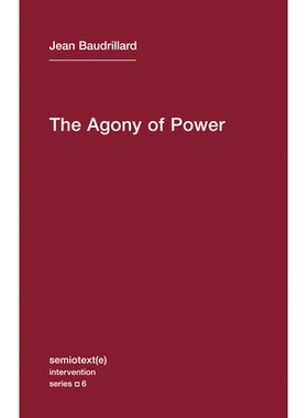 预订 The Agony of Power: Volume 6: 9781584350927