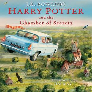 Secrets Edition Potter the 哈利波特与密室 彩绘插图 英版 现货 and Illustrated 英文原版 精装 Harry Chamber JK罗琳