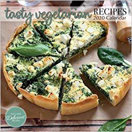 【预售】Tasty Vegetarian Recipes : 2020 Square Wall Calendar