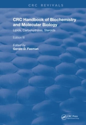 【预订】Handbook of Biochemistry and Molecular Biology: Lipids Carbohydrates 9780367209339