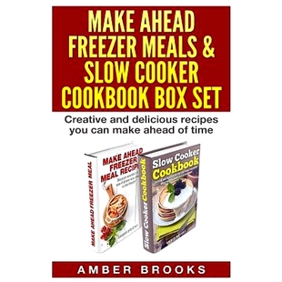 预订 Make Ahead Freezer Meals & Slow Cooker Cookbook Box Set: Creative and delicious recipes you can make ahead of time: