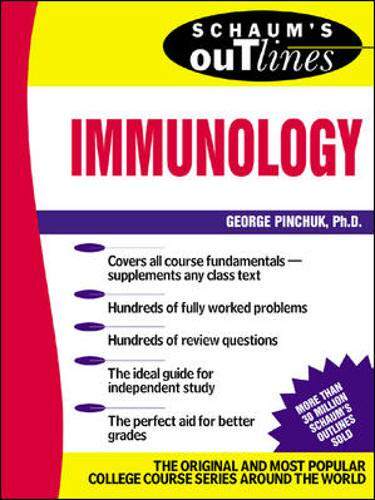英文原版 免疫学纲要  Schaums Outlines Immunology