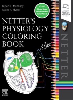 现货 Netter’s Physiology Coloring Book