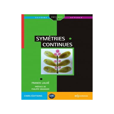 [预订]Symétries continues 9782759826315
