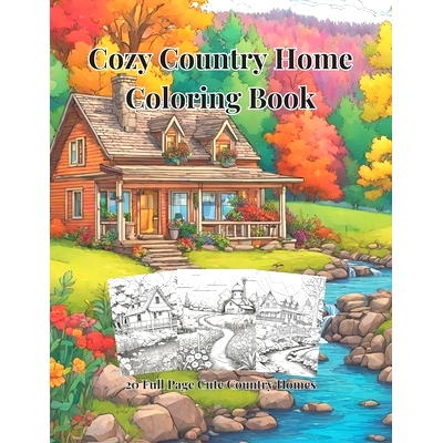 预订 Cozy Country Home Coloring Book: 9798323883578