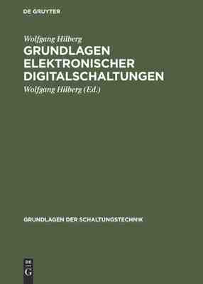 【预订】Grundlagen elektronischer Digitalschaltungen 9783486224221