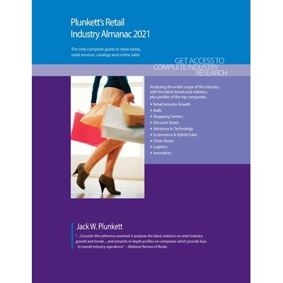 预订 Plunkett’s Retail Industry Almanac 2021 普朗克特零售业年鉴 2021年: 9781628315905
