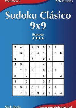 [预订]Sudoku Clasico 9x9 - Experto - Volumen 5 - 276 Puzzles 9781512327663