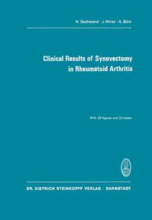 【预订】Clinical Results of Synovectomy in Rheumatoid Arthritis
